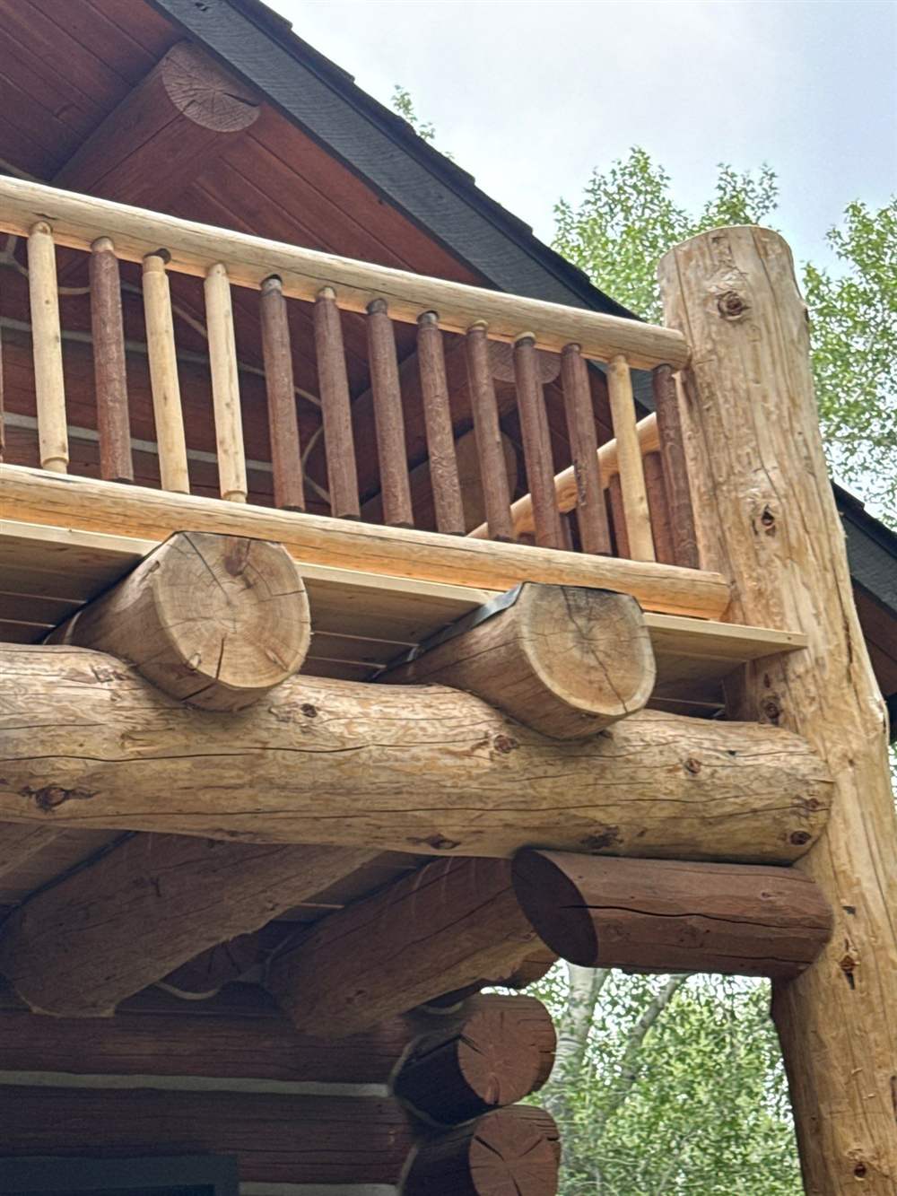 Deck & Balcony Log Repair detail