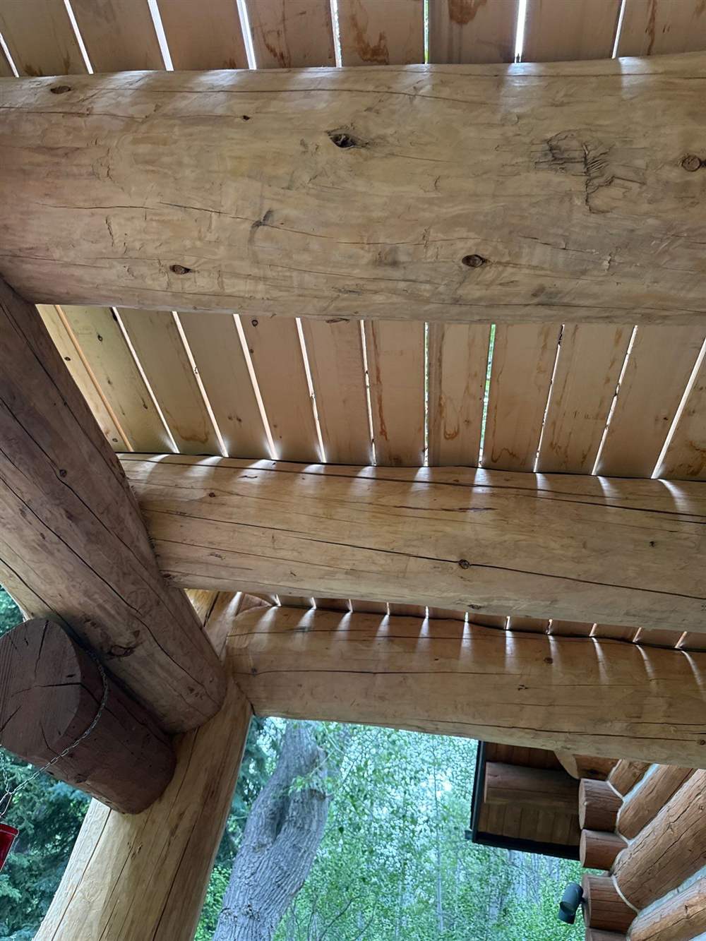 Deck & Balcony Log Repair detail