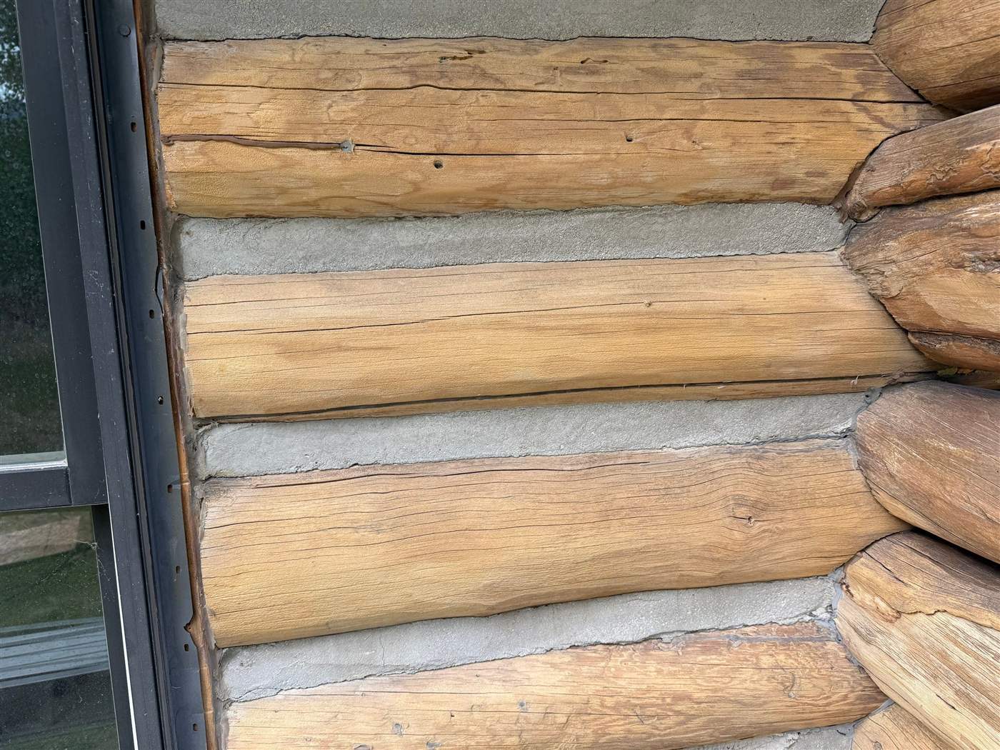 Mackay Log Home Restoration detail