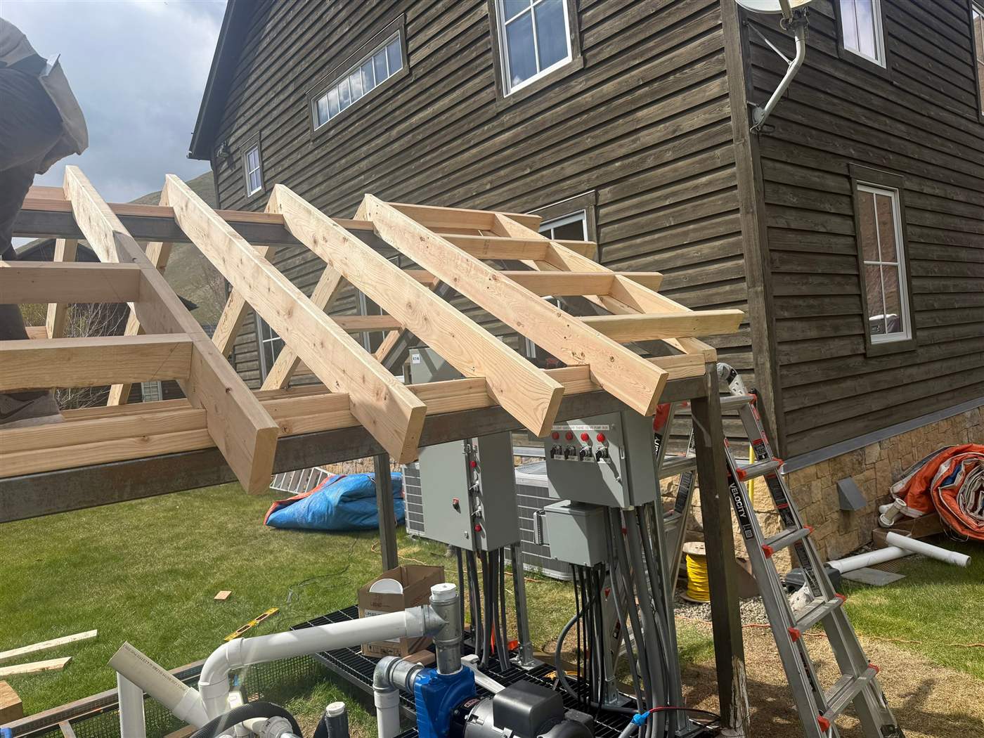 Timber-Framed Pump House detail